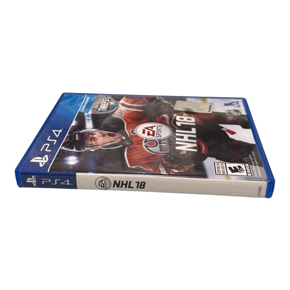 NHL 18 PS4 Video Game Complete EA Sports Hockey NHL Threes Mode Tested Disc Case - Picture 5 of 10